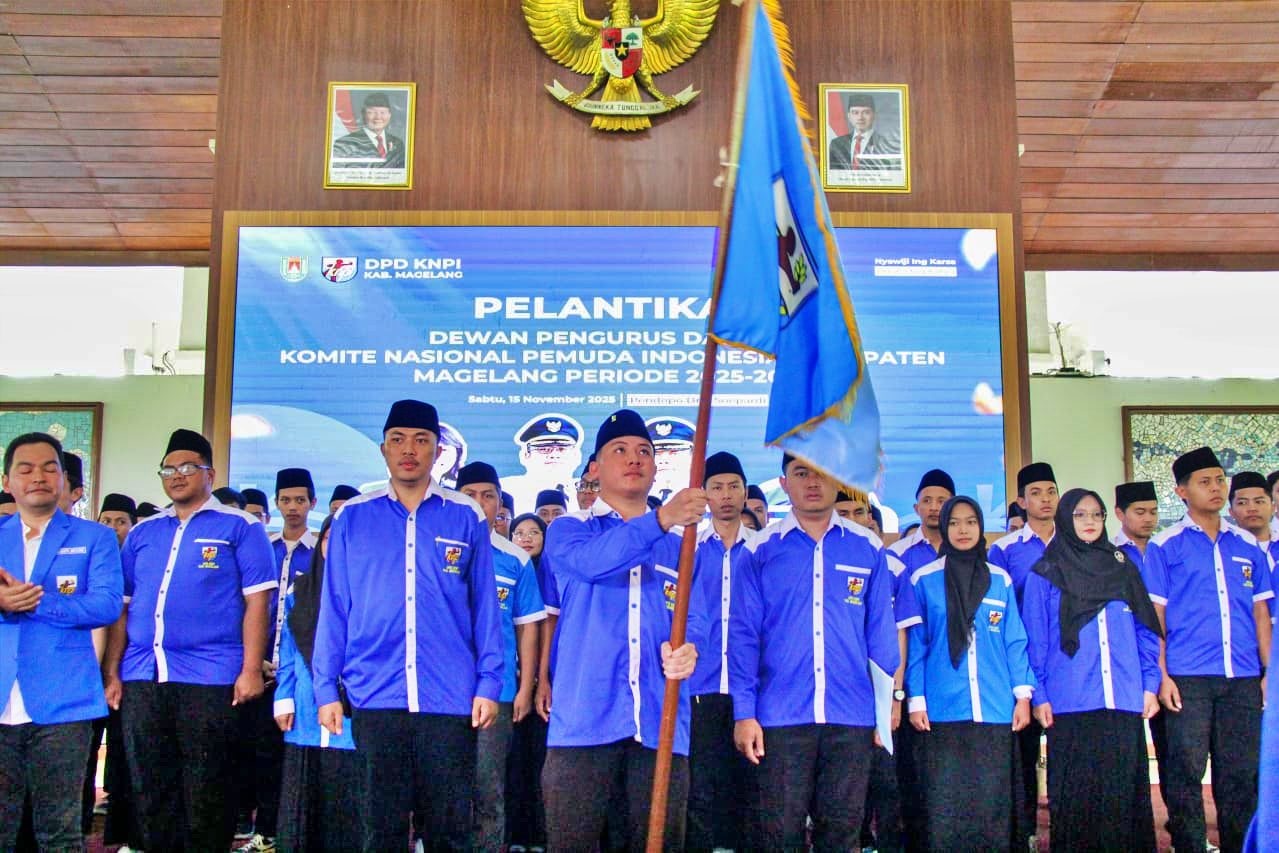 DPD KNPI Kabupaten Magelang Masa Bakti 2025-2028 Resmi Dilantik