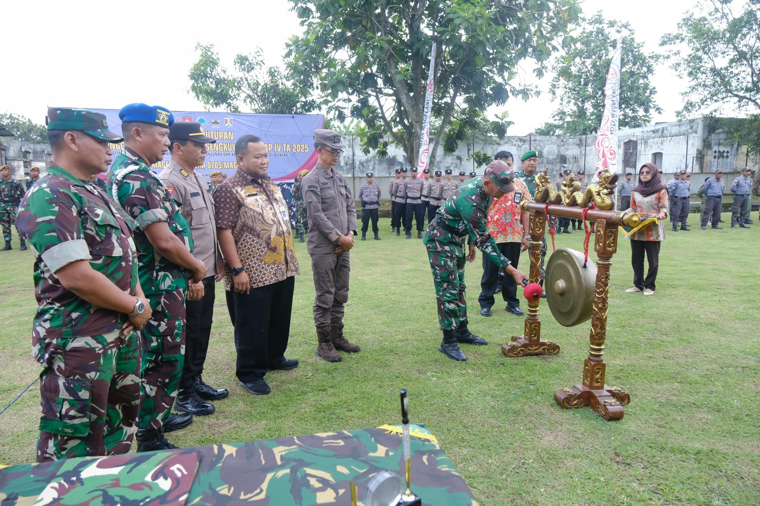 TMMD Sengkuyung Tahap IV Tahun 2025 di Kota Magelang Resmi Ditutup