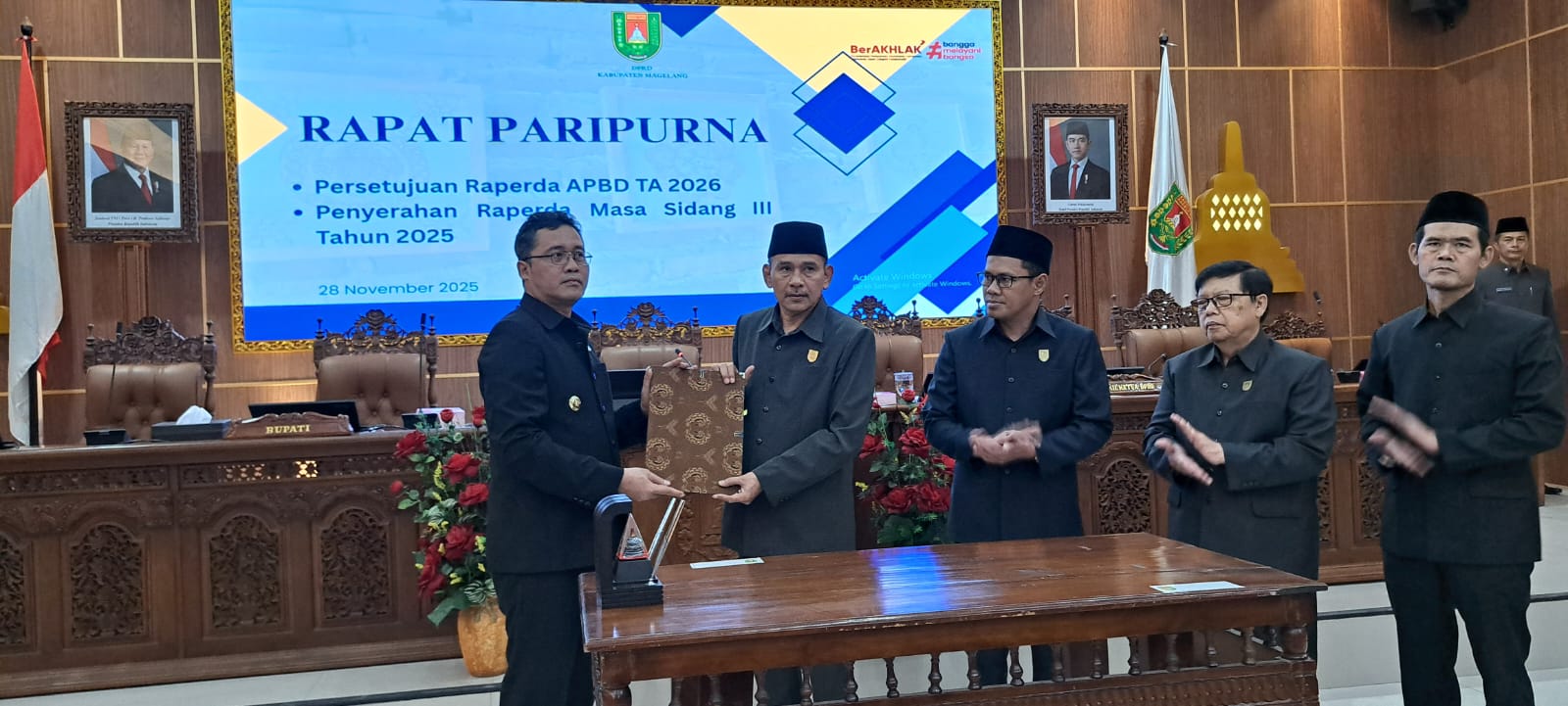 DPRD Kabupaten Magelang bersama Eksekutif Sepakati APBD 2026