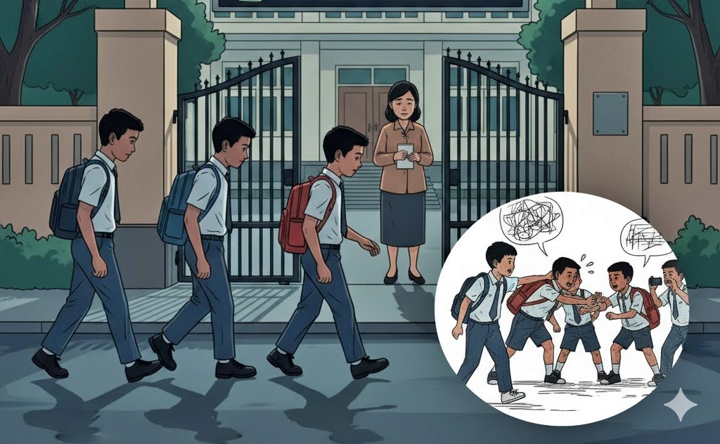 Ilustrasi Viral Kasus Bullying di Blora