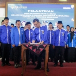 Proses Penandatanganan SK DPD KNPI Kabupaten Magelang 2025–2028 Oleh Bupati Magelang