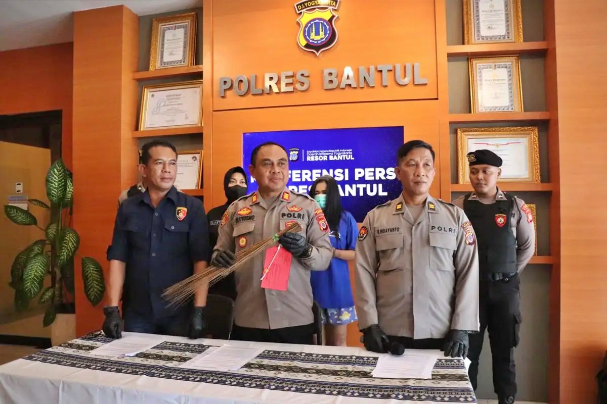 Tersangka ditangkap polisi tak lama dari kejadian