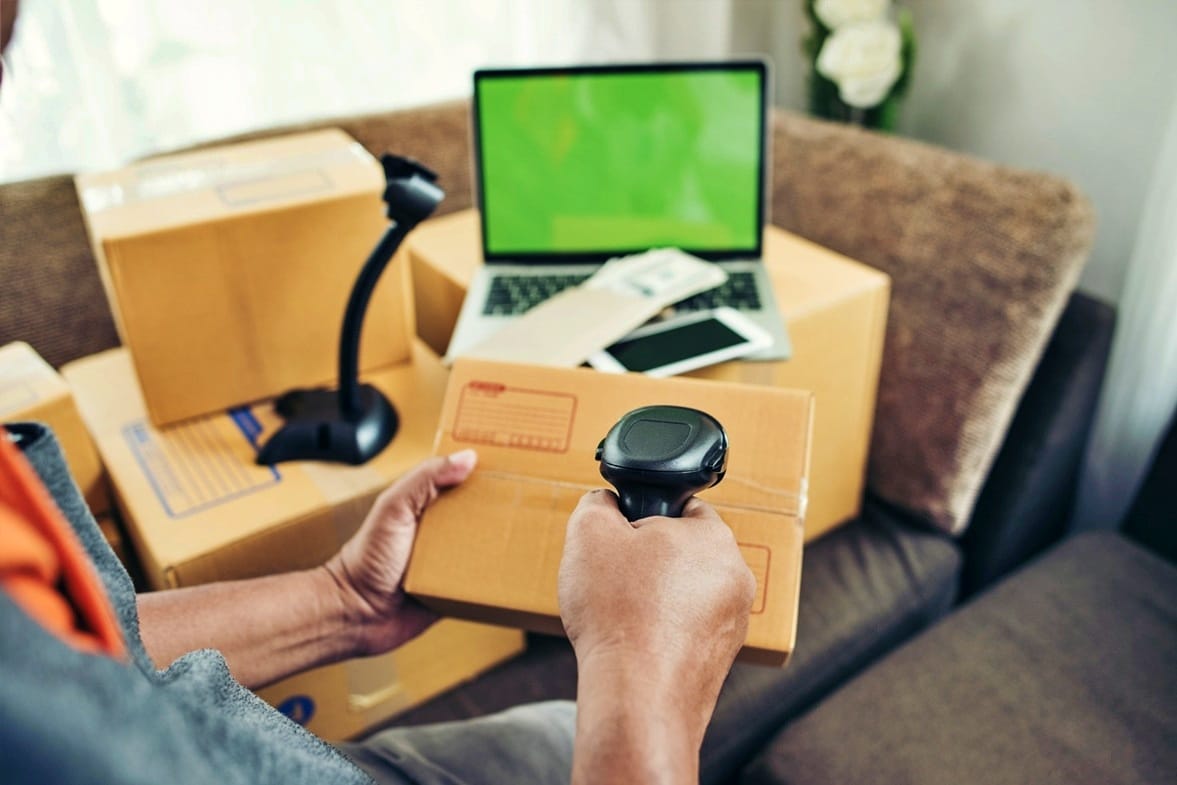 Barcode Machine with box