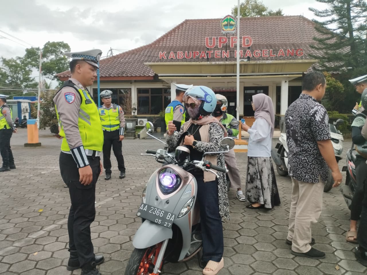 Operasi Zebra Candi 2025 Oleh Tim Gabungan Satlantas Polresta Magelang, Samsat Mungkid dan Jasa Raharja