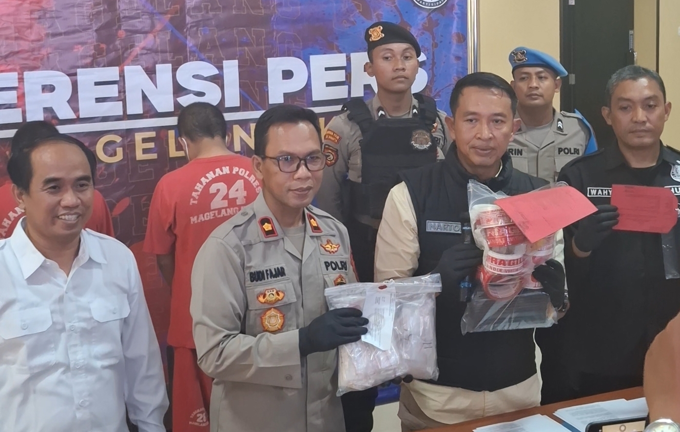 Polres Magelang Kota Ungkap 2 Kasus Narkotika, Dua Pelaku Ditangkap