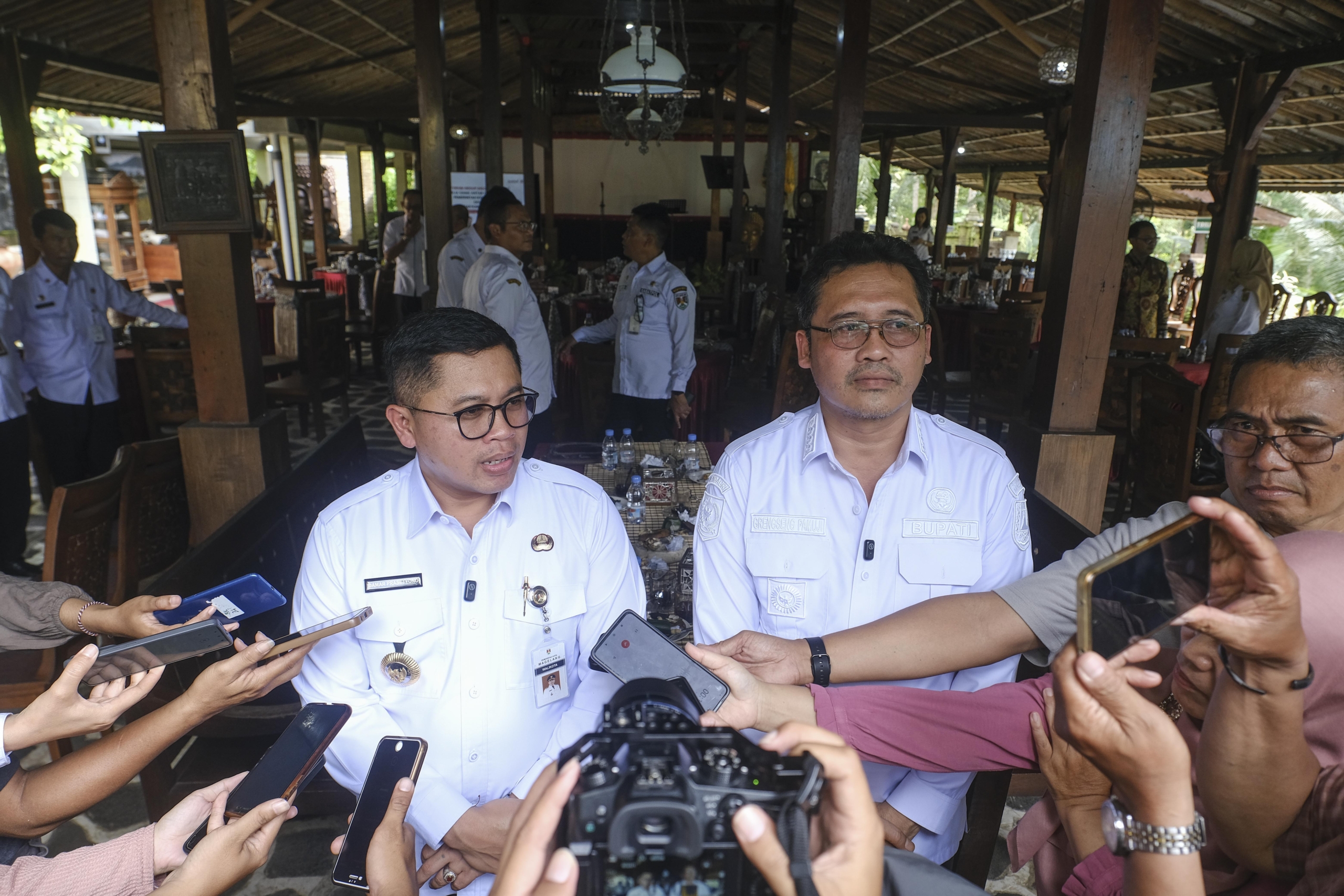 Bupati dan Wali Kota Magelang Bertemu, Kuatkan Sinergi Magelang Raya