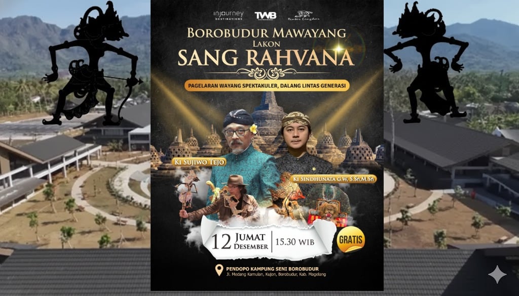 Gratis! Ini Daya Tarik Pagelaran Borobudur Mawayang Lakon Sang Rahwana