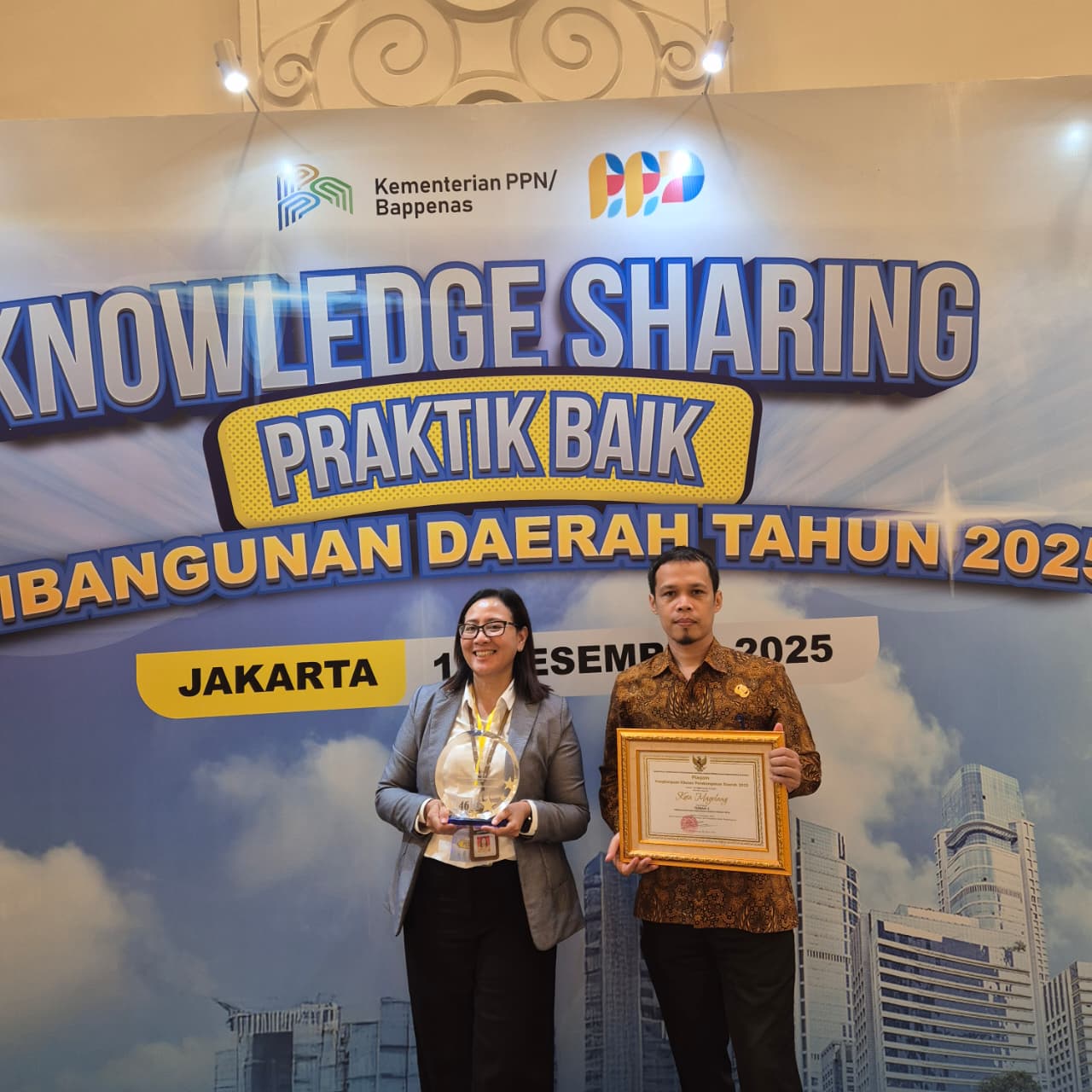 Pemkot Magelang Raih Juara 2 Nasional Penghargaan Pembangunan Daerah 2025 dari Bappenas