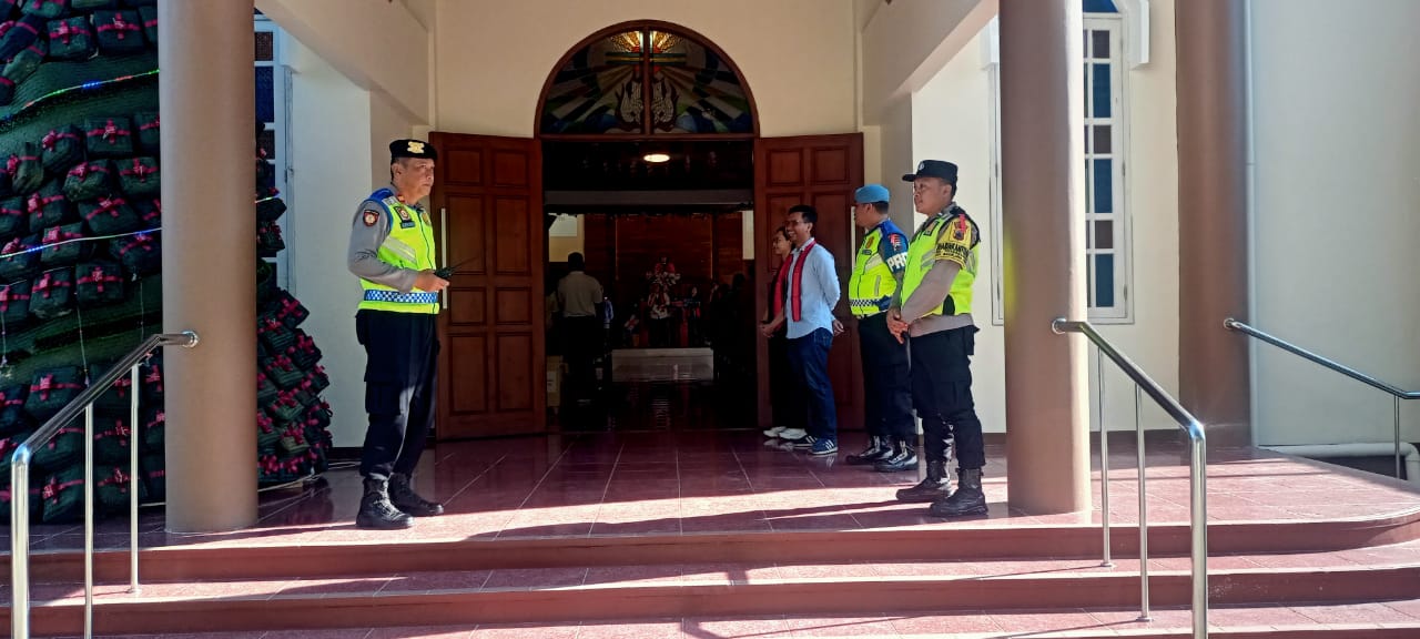 Operasi Lilin Candi 2025, Polres Magelang Kota Pastikan Keamanan Ibadah Minggu