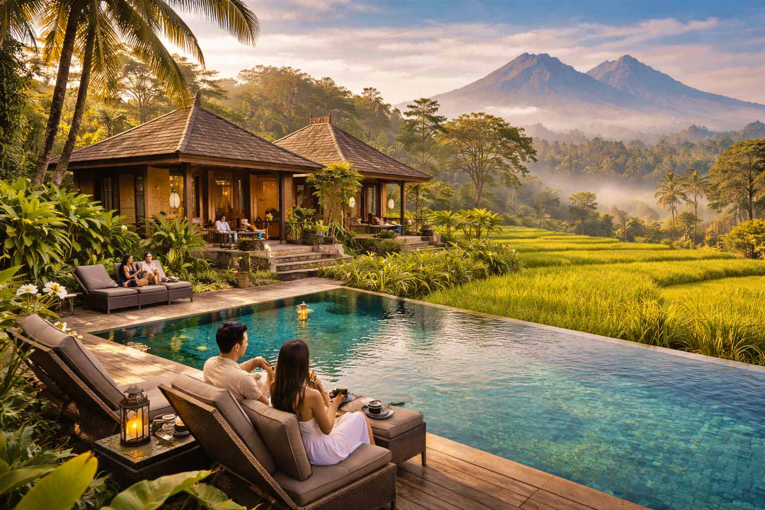 Penginapan Tenang di Magelang_foto ilustrasi AI