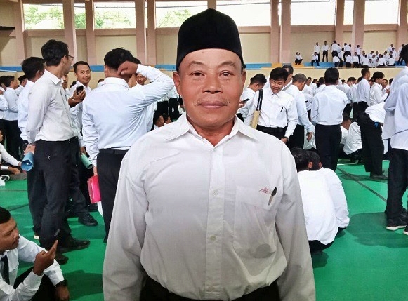 Penjaga sekolah SD Jogoyasan, Ngablak diangkat menjadi PPPK Paruh Waktu Kabupaten Magelang setelah 31 Tahun Mengabdi