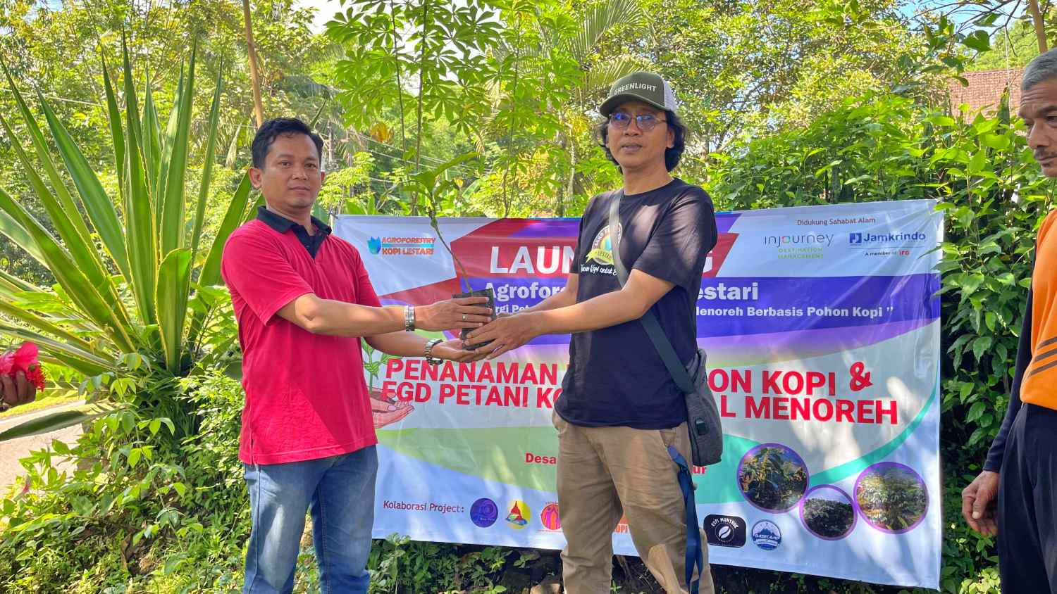 Petani Milenial Borobudur Luncurkan Agroforestry Kopi Lestari Menanam Bibit Kopi di Kawasan Menoreh Sumbing