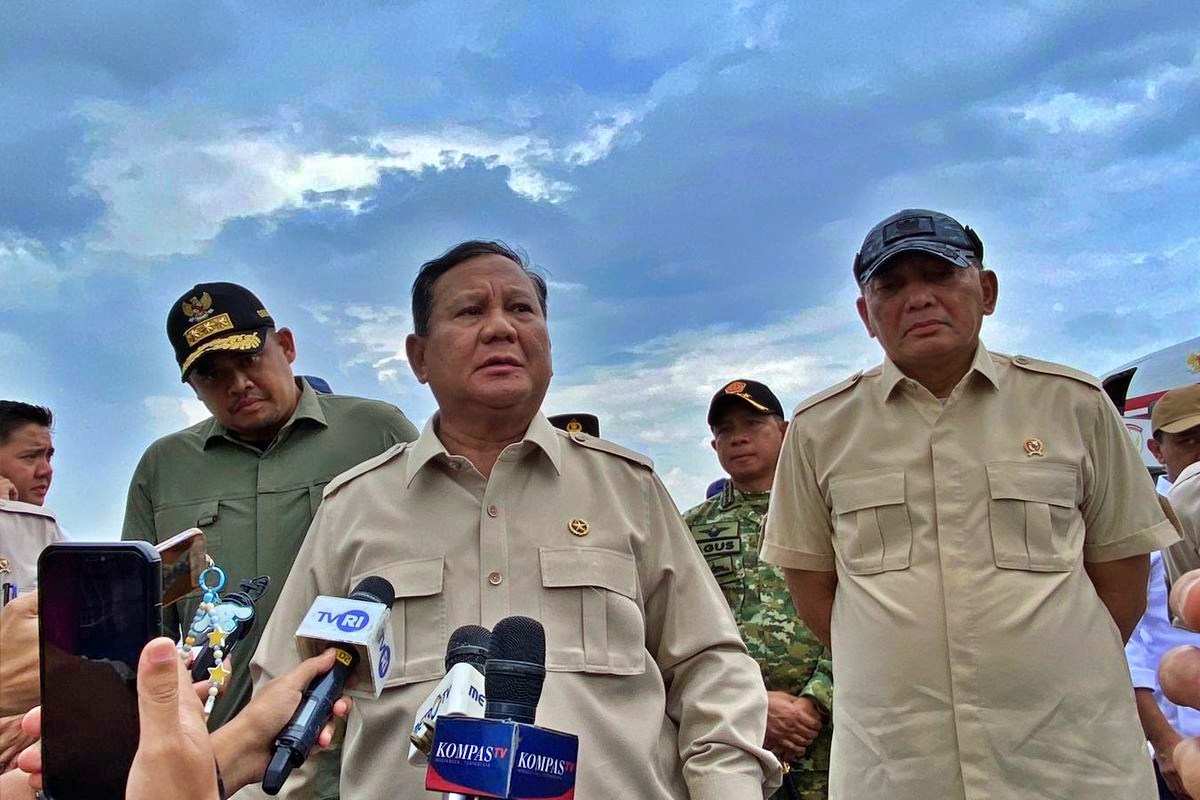 Prabowo Soal Status Darurat Bencana Nasional di Aceh