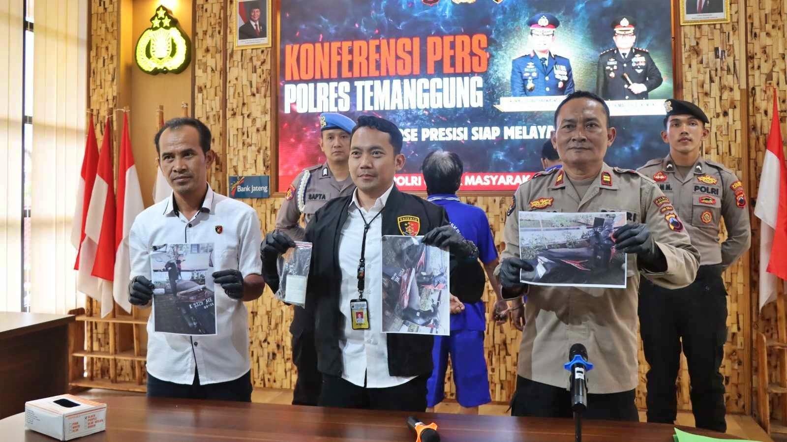 Warga Asal Magelang Curi Motor Saat Pemilik Cuci Baju di Pemandian Umum