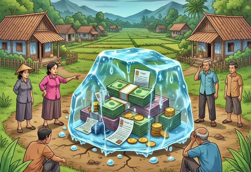 ilustrasi Dana Desa di 139 Desa di Kabupaten Magelang dibekukan belum bisa dicairkan