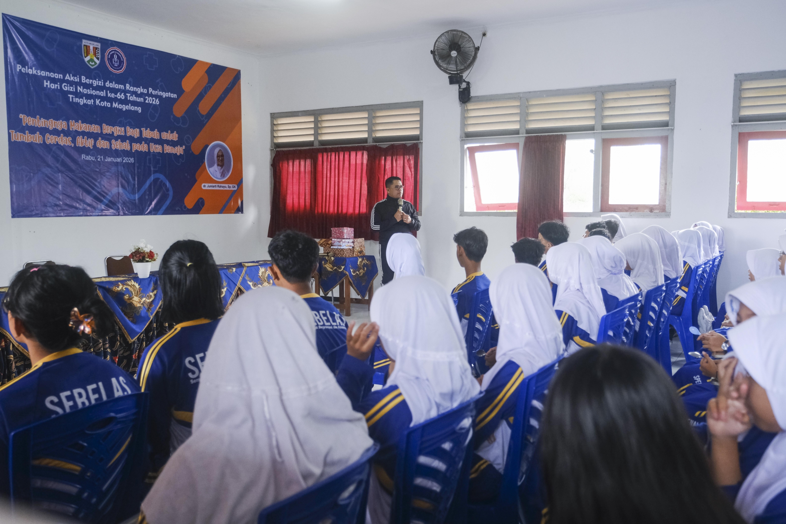 Peringati HGN ke-66, Pemkot Magelang Perkuat Gizi Anak Lewat Aksi Bergizi di SMPN 11