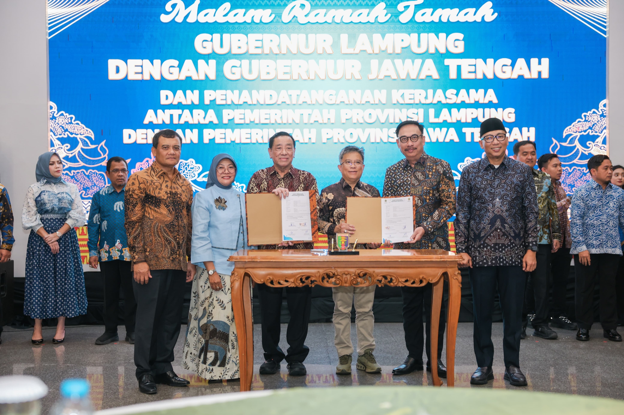 Pemprov Jateng – Lampung Teken 11 Kerja Sama Berbagai Bidang, NIlainya Capai Rp 832,3 Miliar per Tahun