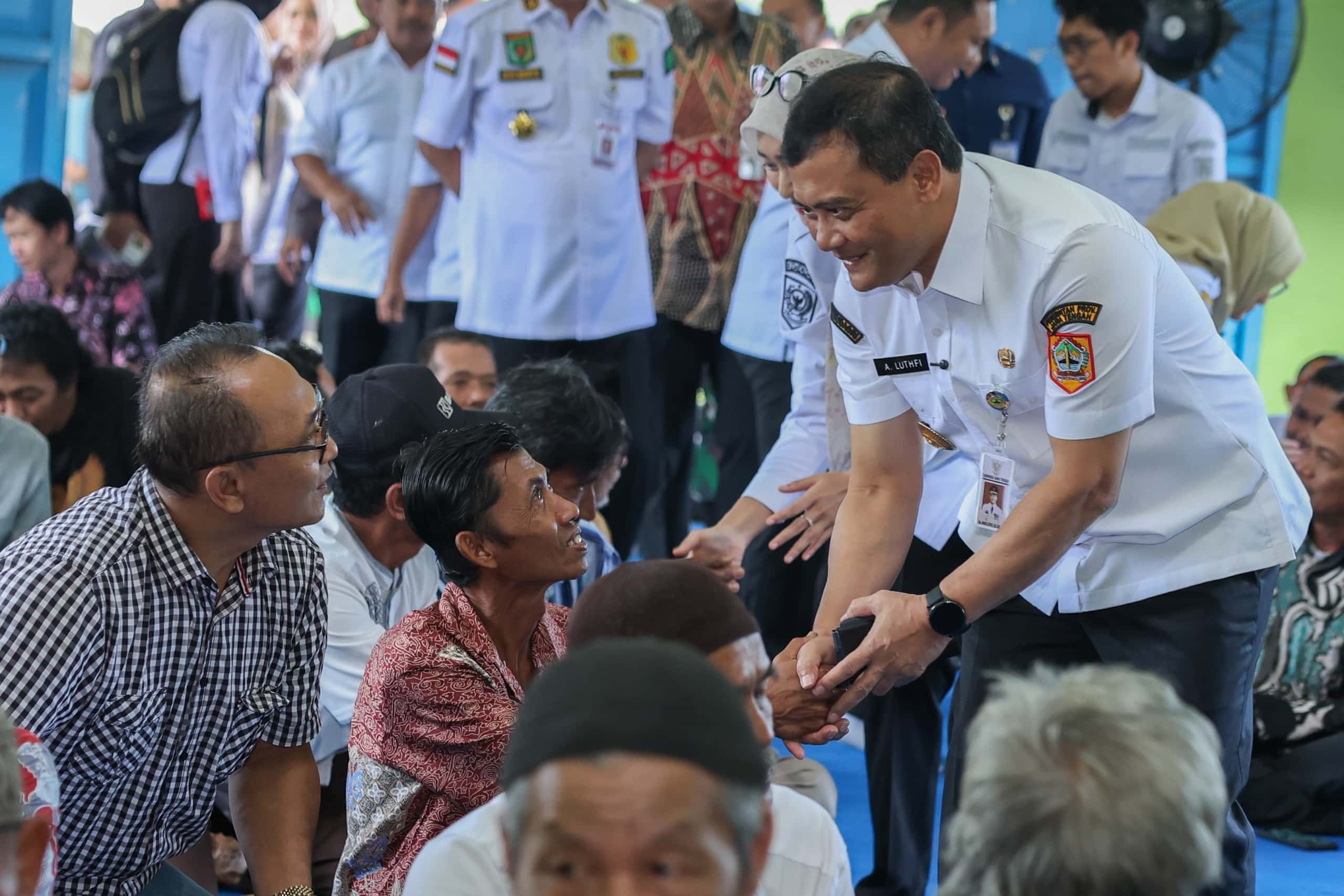 Kunjungi Transmigran Asal Jateng di Lampung, Ahmad Luthfi Disambut Hangat Puluhan Warga