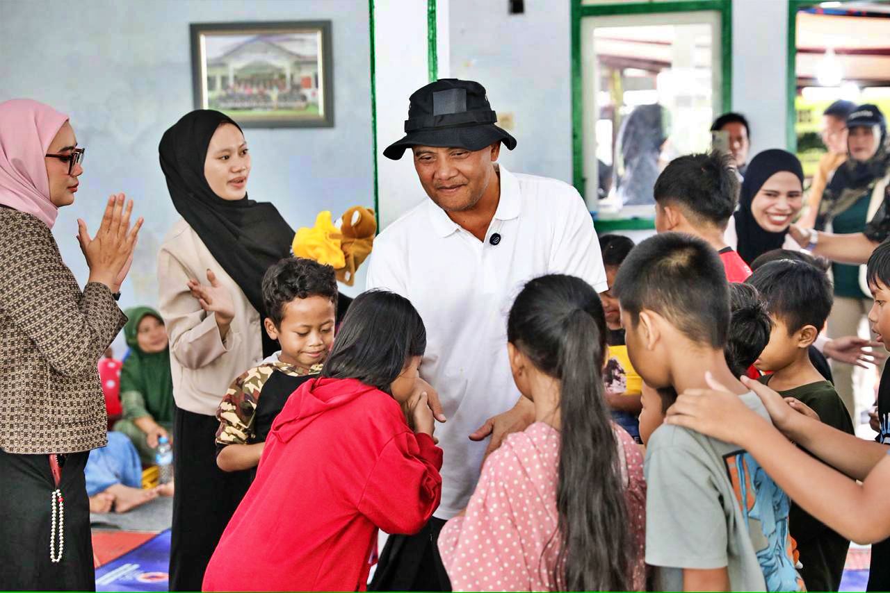Tangis Jadi Tawa! Anak-anak Korban Banjir Pemalang Dapat Trauma Healing, Ahmad Luthfi Turun Menyapa
