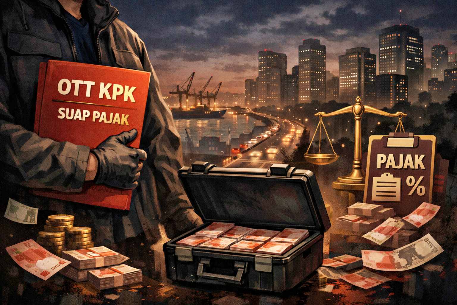 ilustrasi KPK OTT Pegawai Pajak yang korupsi