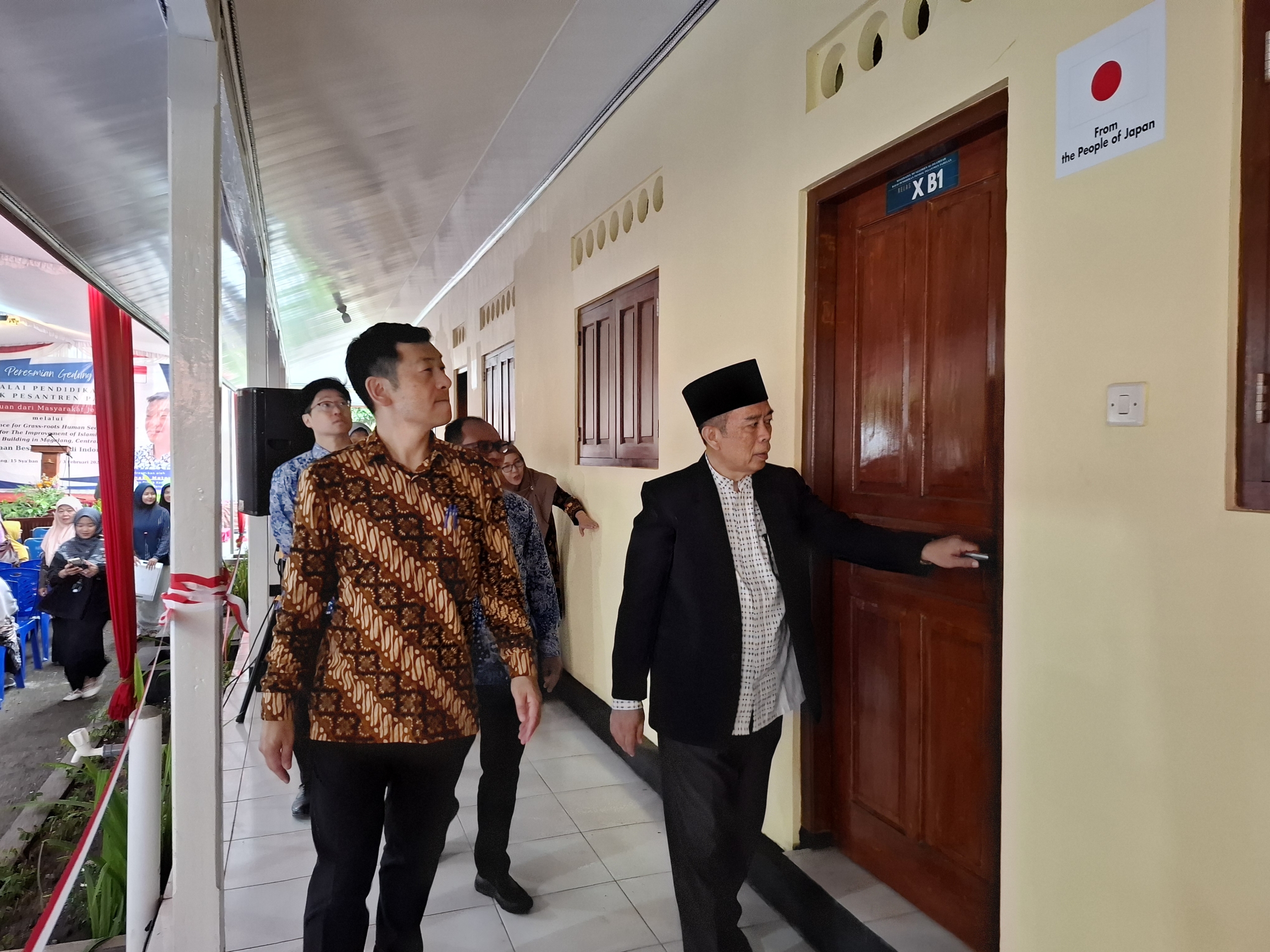 Kedutaan Jepang di Indonesia Hibah Hampir Rp1 Miliar untuk Renovasi Bangunan Sekolah Ponpes Pabelan Magelang