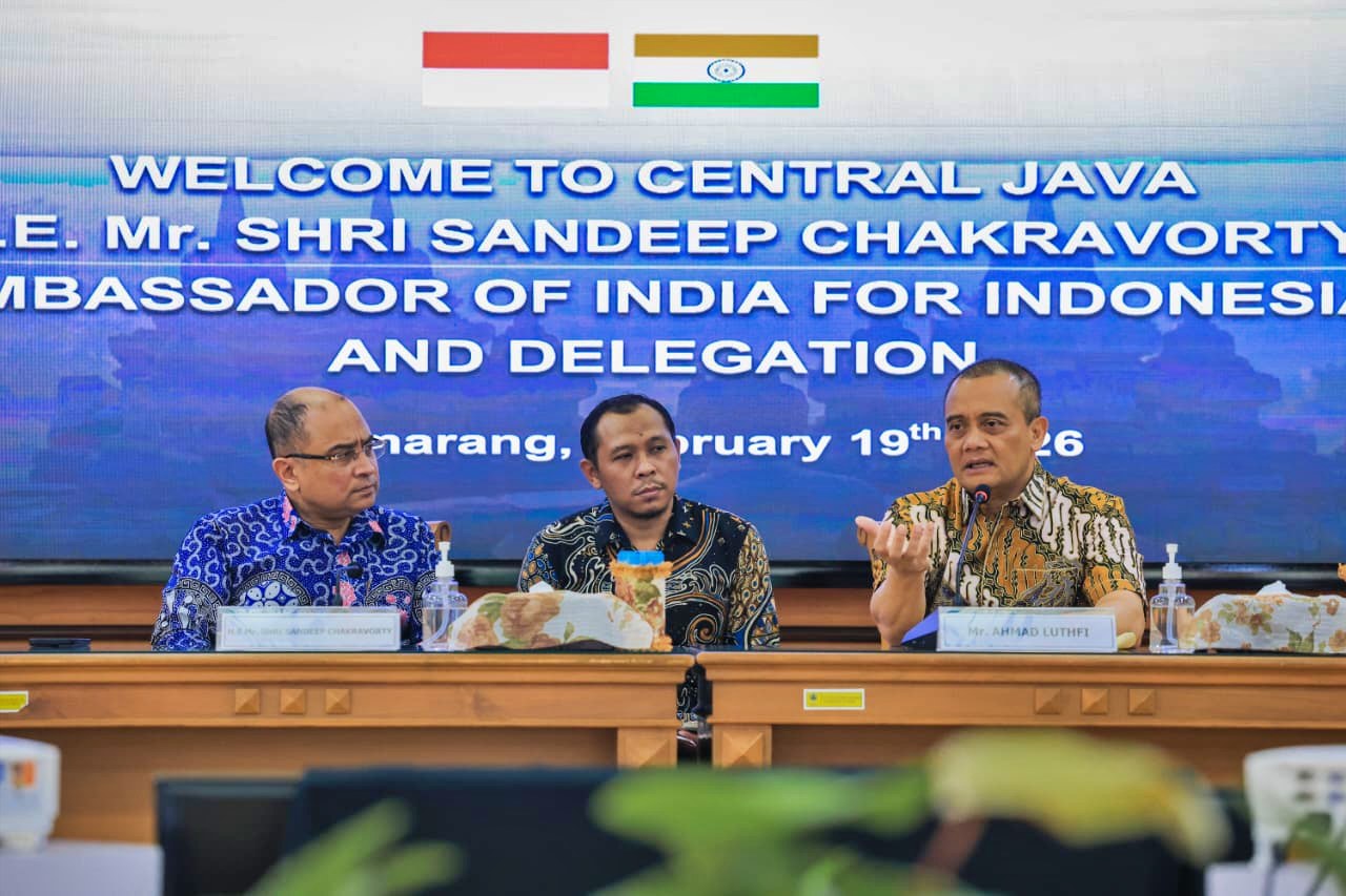 Bertemu Dubes dan Pengusaha India, Gubernur Ahmad Luthfi Tawarkan Investasi di Sejumlah Sektor