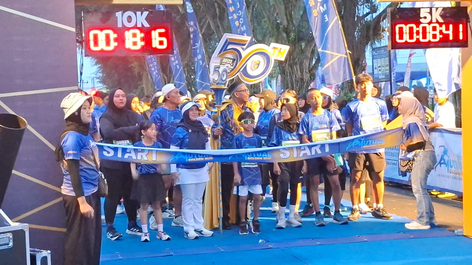 Puncak Milad ke-50 SMA Mutual Kota Magelang, 1.000 Pelari Meriahkan Mutual Golden Run 2026