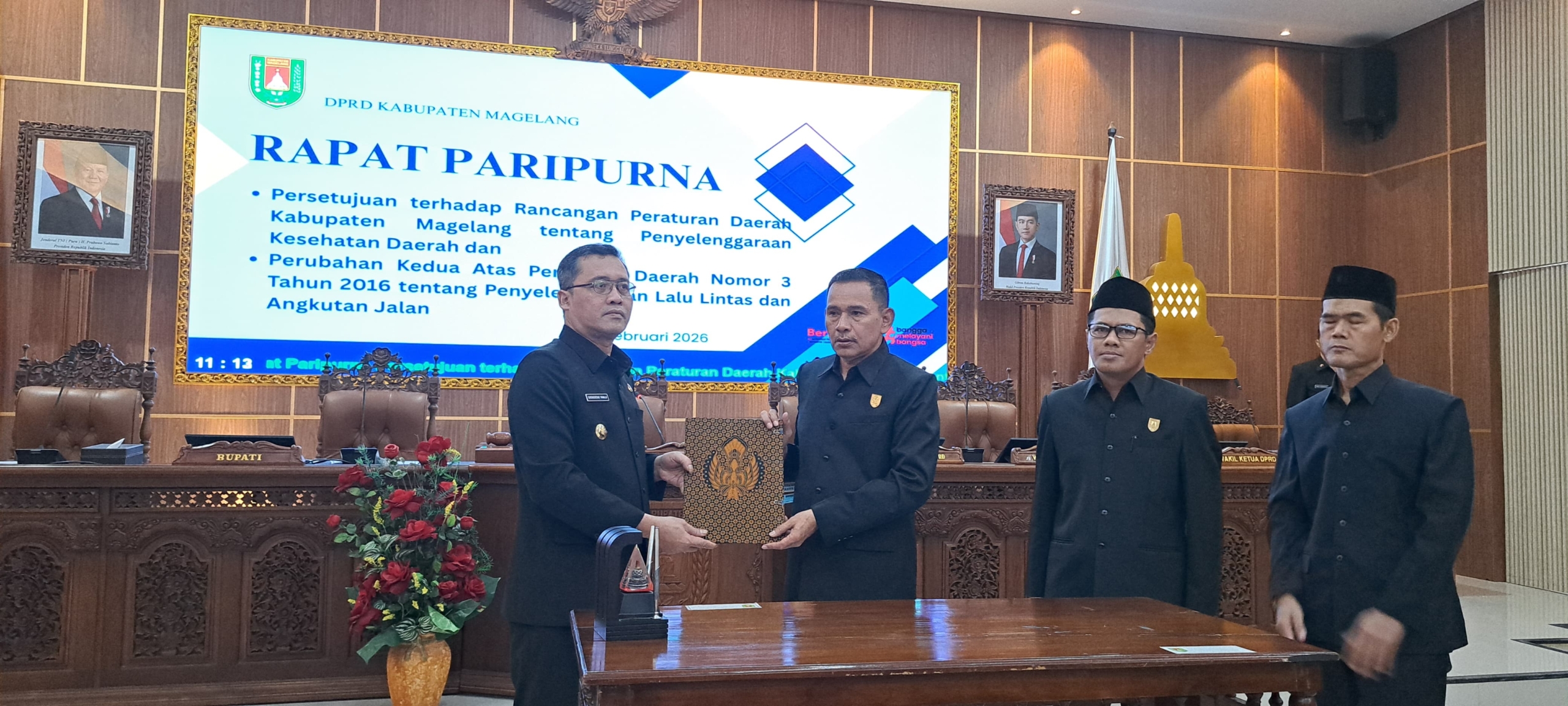 DPRD Kabupaten Magelang Bersama Eksekutif Sepakati 2 Perda Strategis