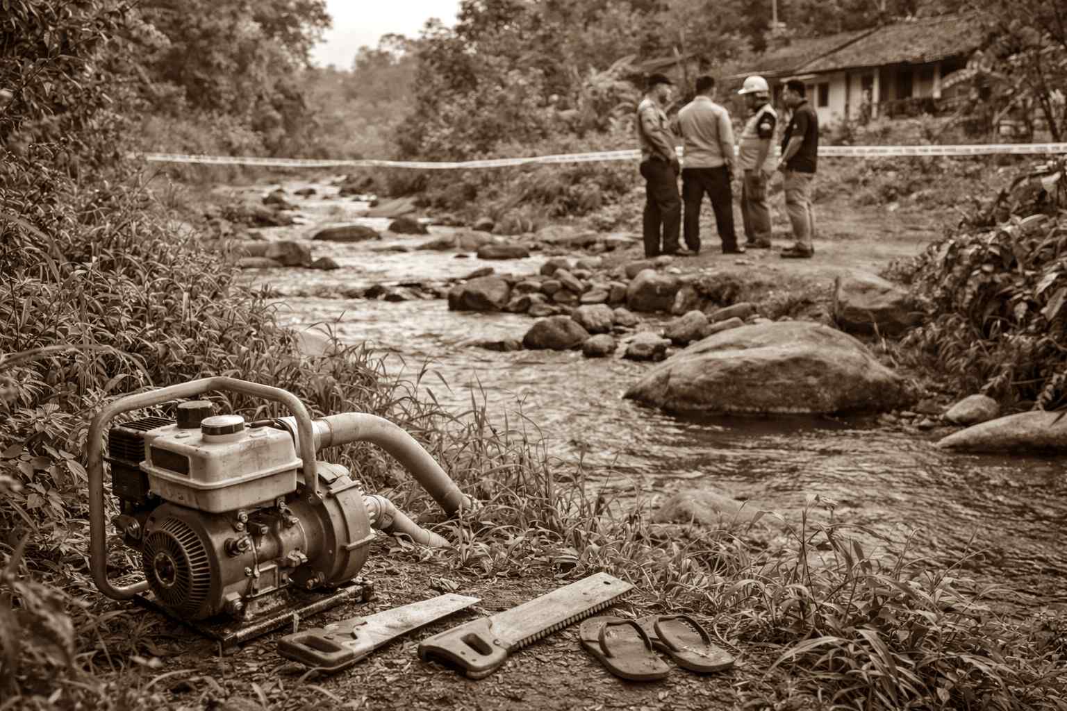 Pamit Perbaiki Pompa Air, Petani 71 Tahun di Magelang Ditemukan Tak Bernyawa di Tepi Sungai