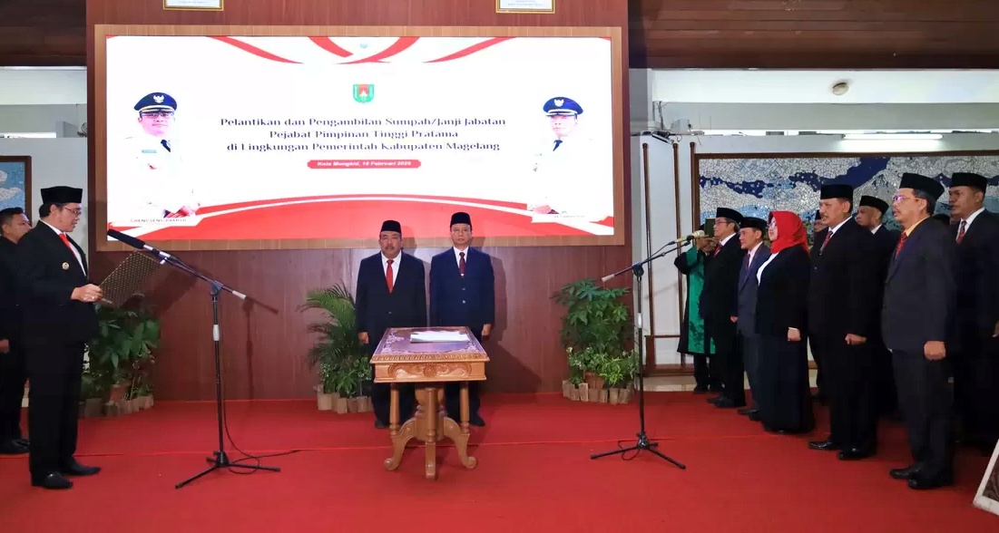 Pemkab Magelang Lantik 14 Pejabat