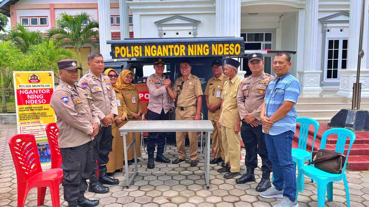 Polsek Muntilan Ngantor Neng Ndeso Soroti Kejadian Perang Sarung Yang Jadi Sorotan Warga