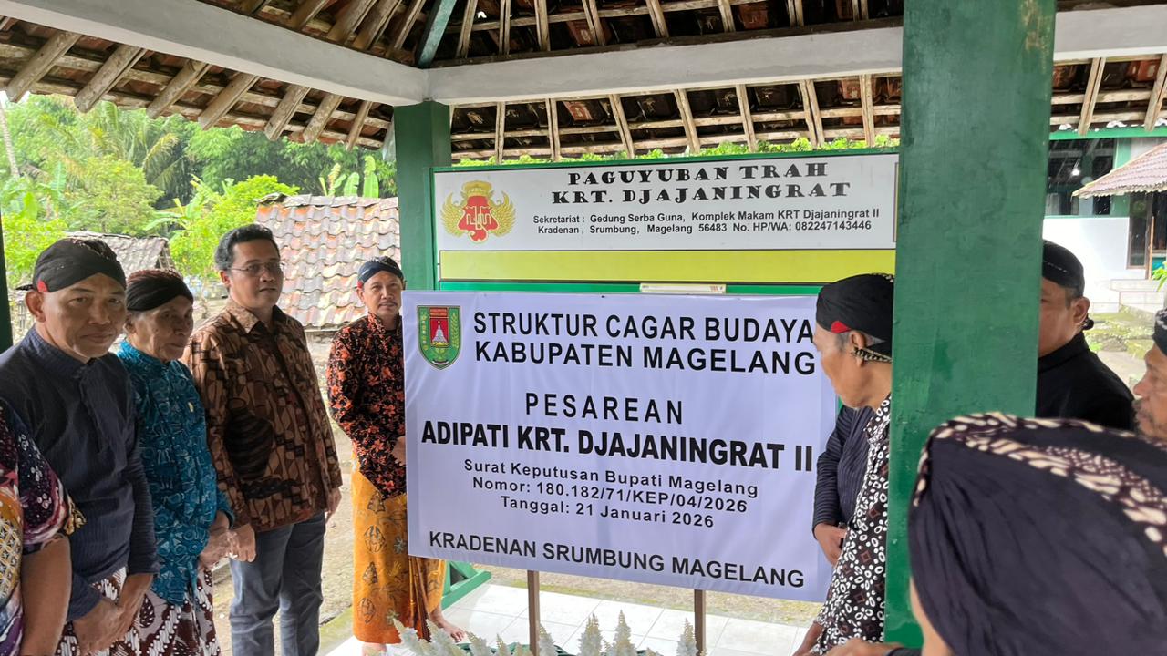 Tradisi Ruwahan menjadi Momentum Peresmian Struktur Cagar Budaya
Paserean KRT. Djayaninrta II Kradenan Srumbung Magelang