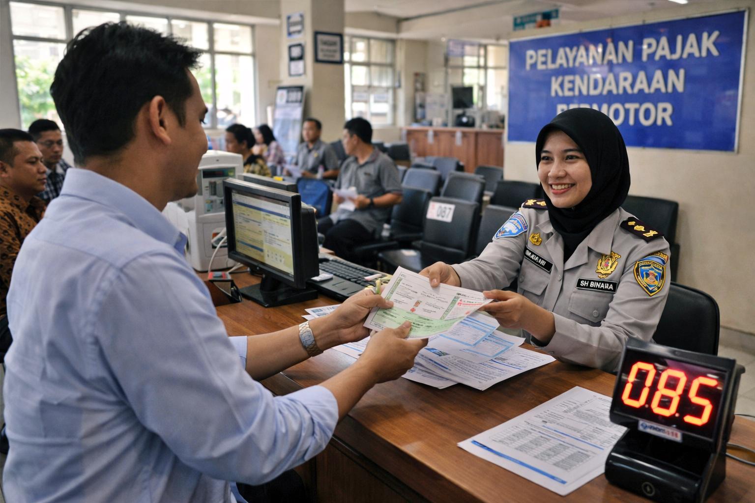 ilustrasi pembayaran PKB