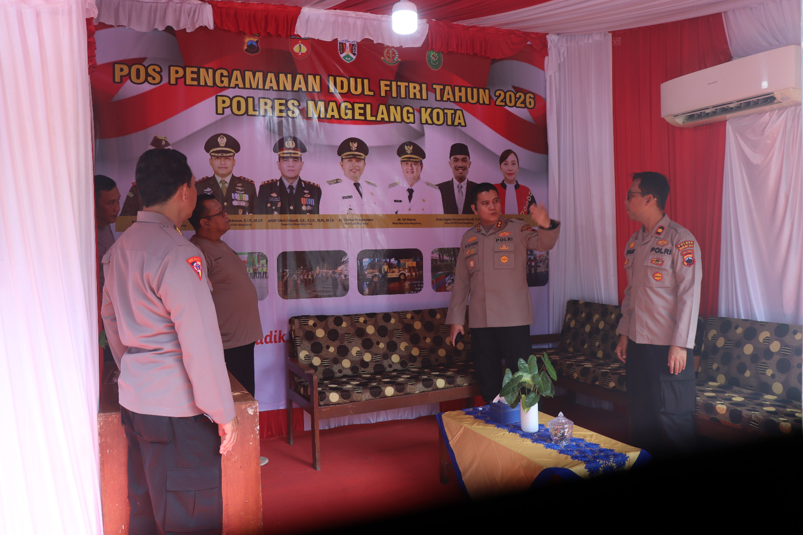 Jelang Mudik Lebaran, Polres Magelang Kota Dirikan 5 Pos Pengamanan di Titik Strategis
