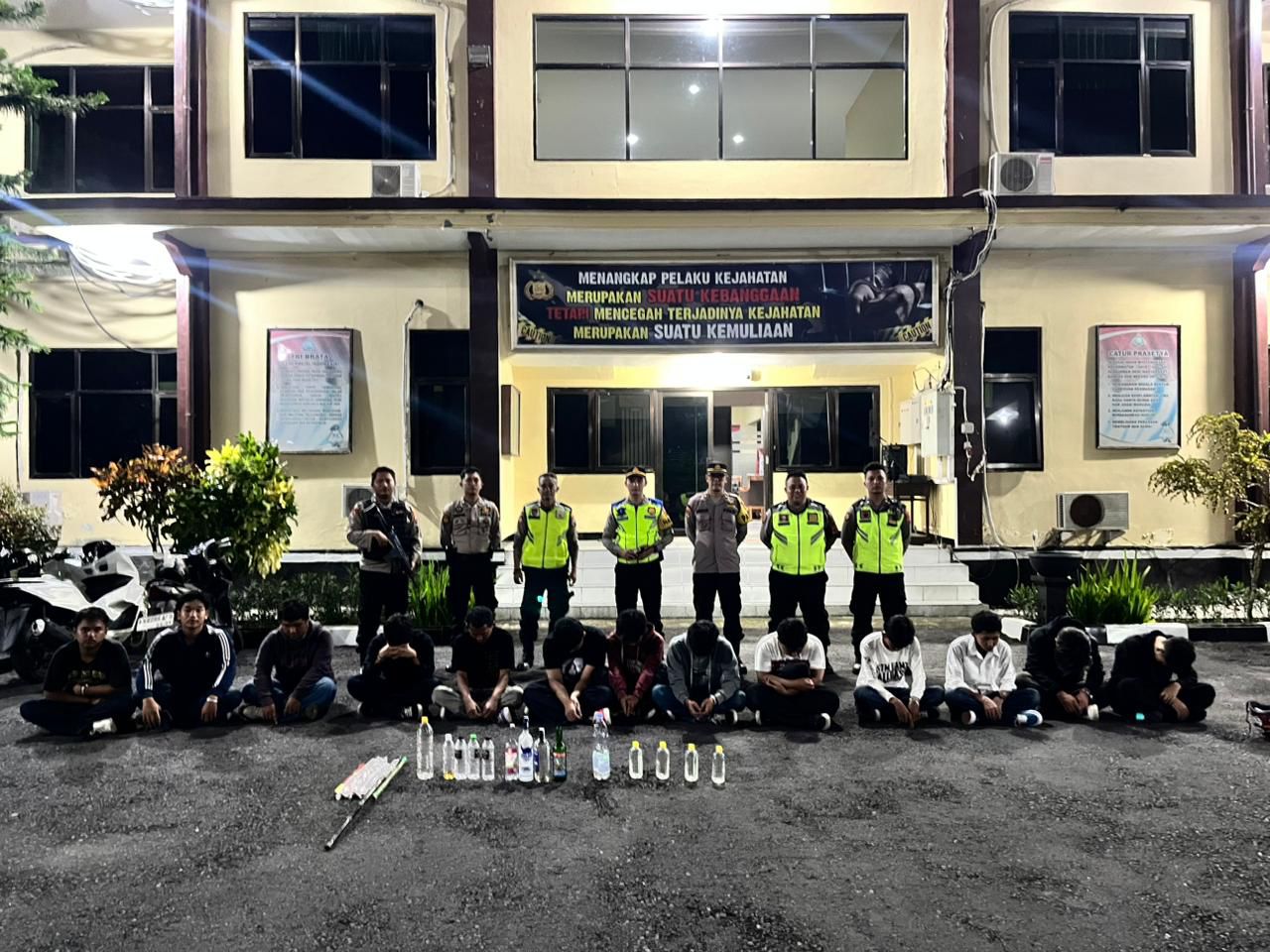 Polresta Magelang Bubarkan Bukber Pelajar Disertai Miras di Mungkid