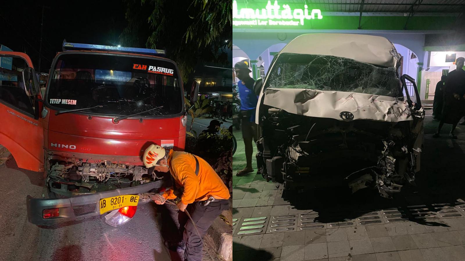 Kecelakaan di Borobudur Magelang