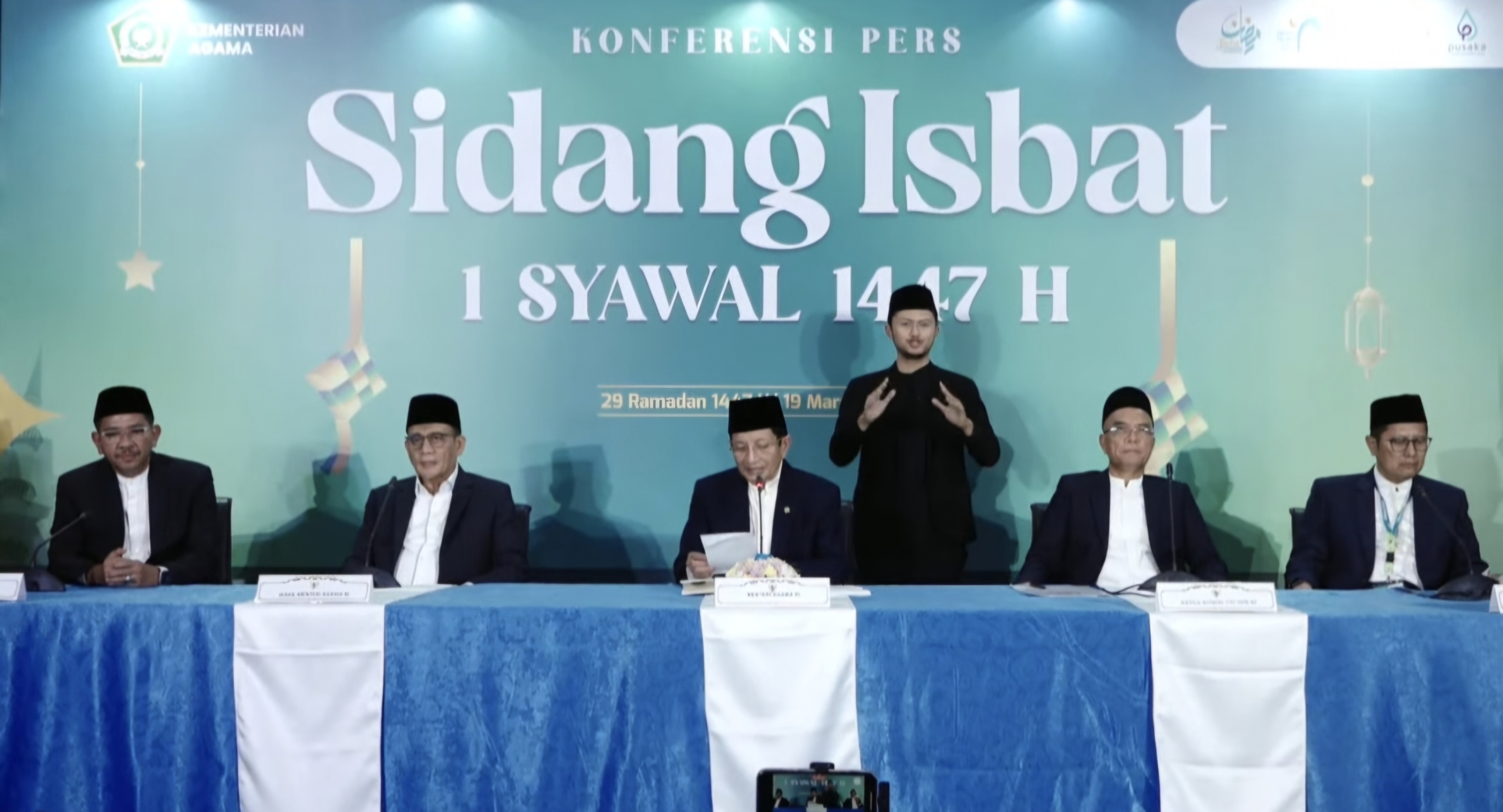 Hasil Sidang Isbat: Idulfitri 1447 H Jatuh Pada 21 Maret 2026