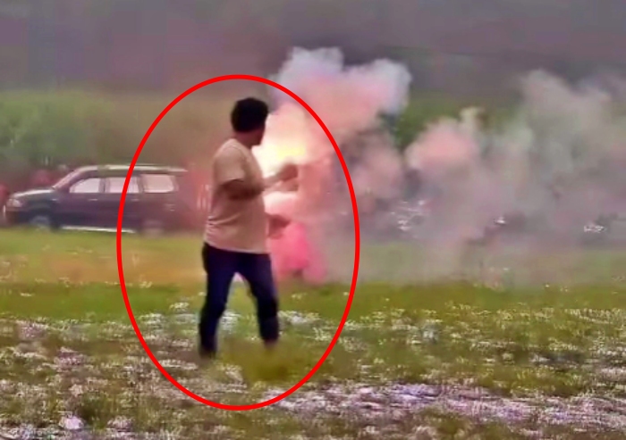 Viral Video Ledakan Petasan di Tegalrejo Magelang