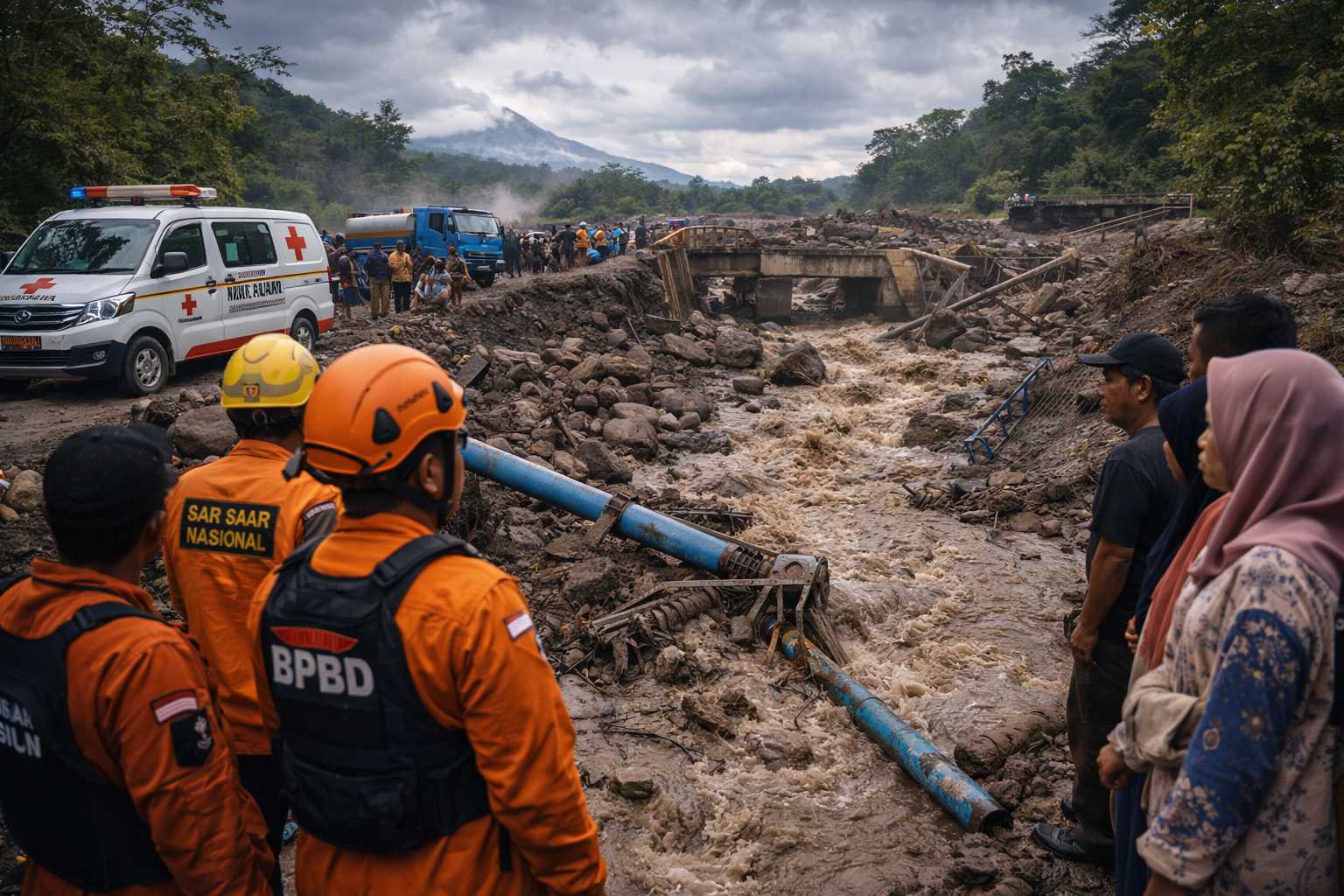 ilustrasi Tanggap Darurat Bencana_Foto AI