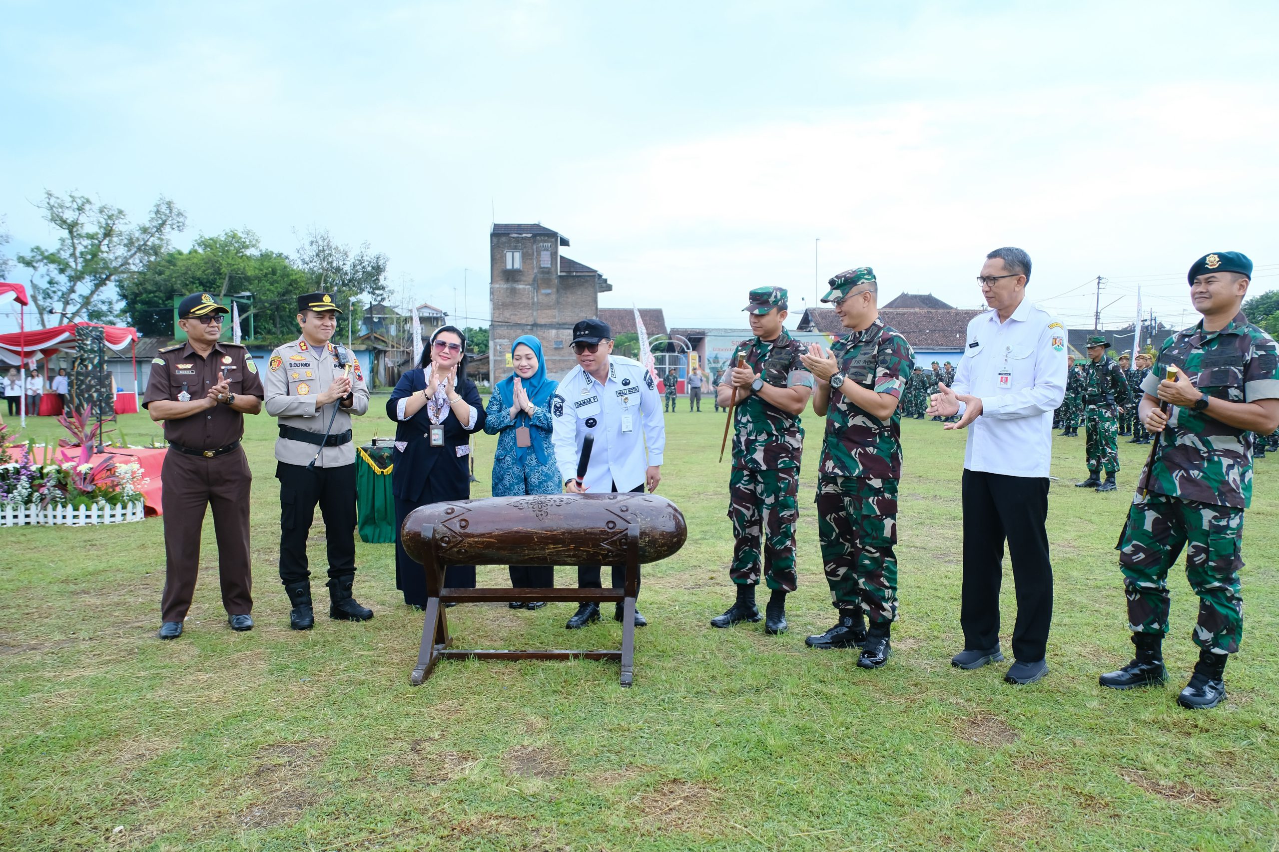 Wali Kota Magelang Buka TMMD Sengkuyung Tahap II Tahun 2026 dan Canangkan BBGRM