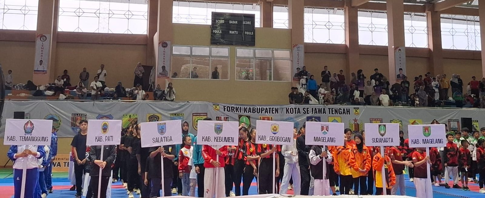 Ratusan Karateka Ikuti Kejurprov Karate Jateng 2026 di Gor Paku Bumi Magelang