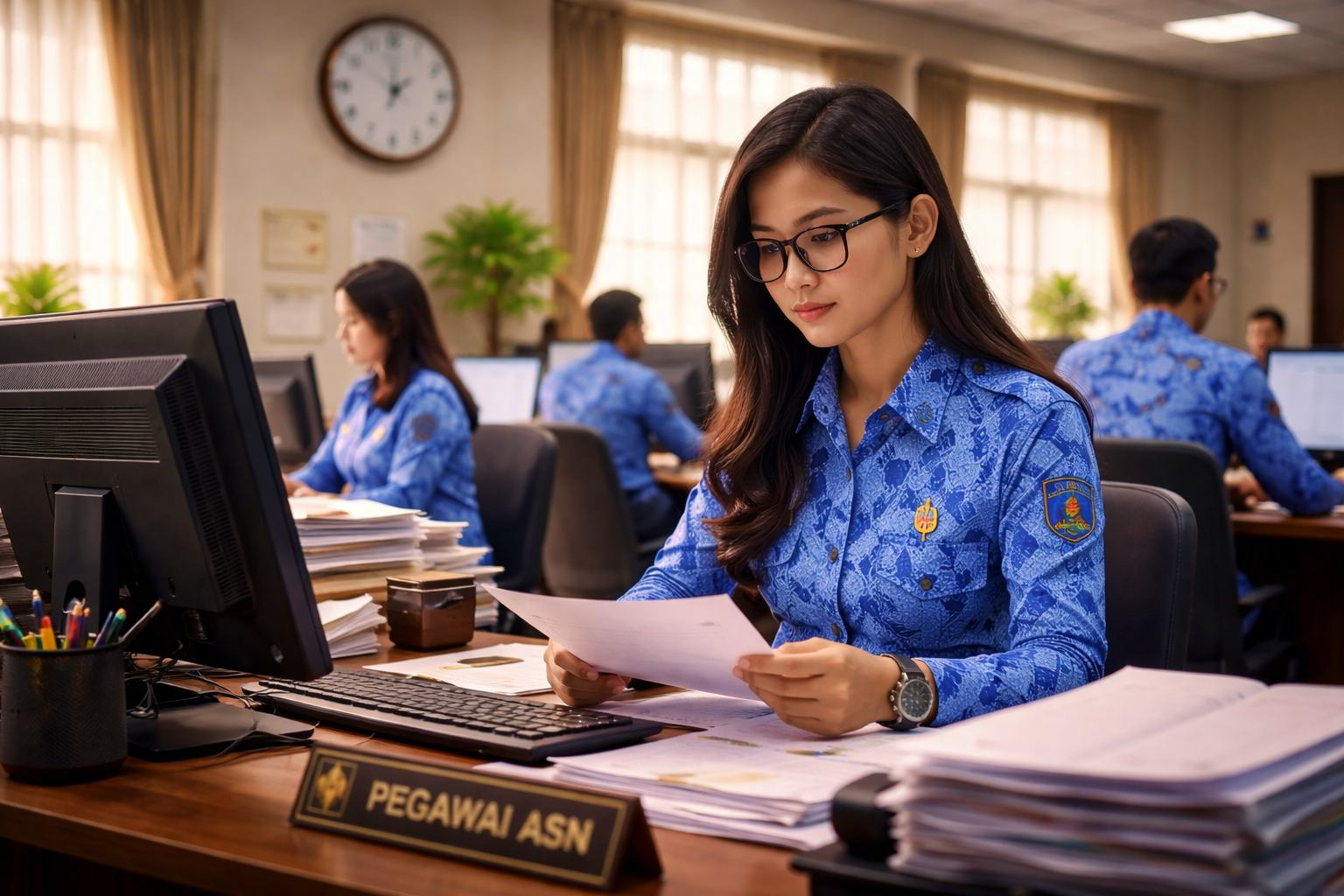 ilustrasi ASN tidak WFH tapi WFO