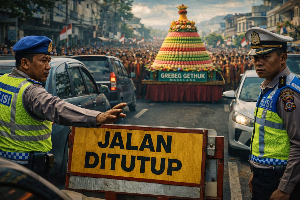 ilustrasi Grebeg Gethuk 2026, Sejumlah Ruas Jalan di Kota Magelang Ditutup Sementara