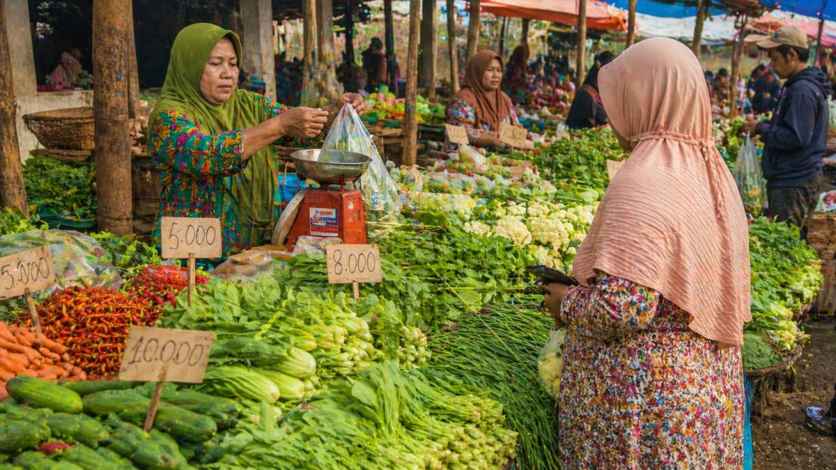 ilustrasi sayur mayur atau sayuran dan harga