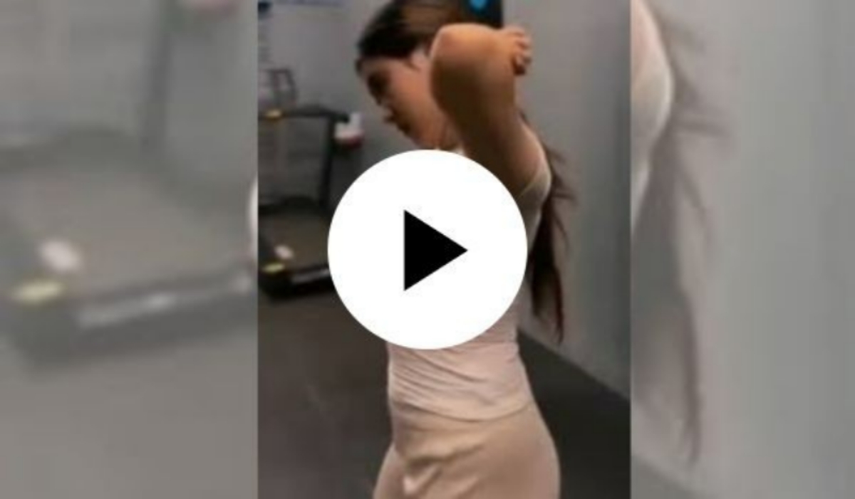 tangkapan layar Video Tasya Gym Bandar Batang 15 Menit Viral,