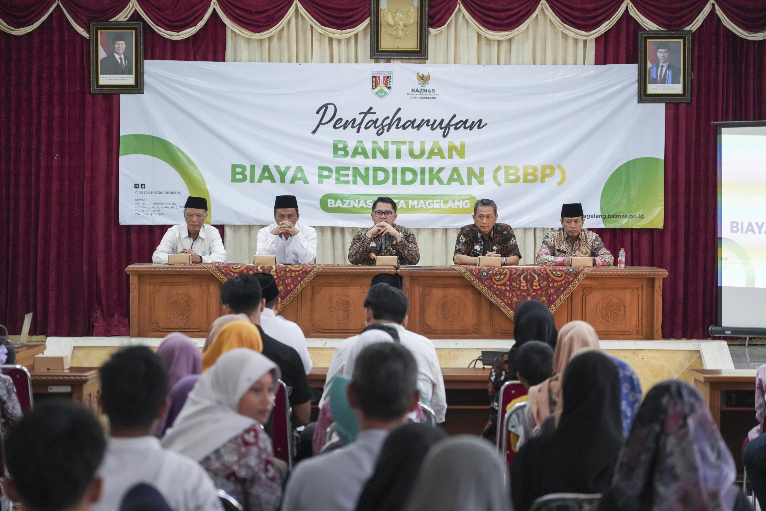 Baznas Kota Magelang Salurkan Bantuan Pendidikan untuk 74 Siswa, Total Rp24,5 Juta