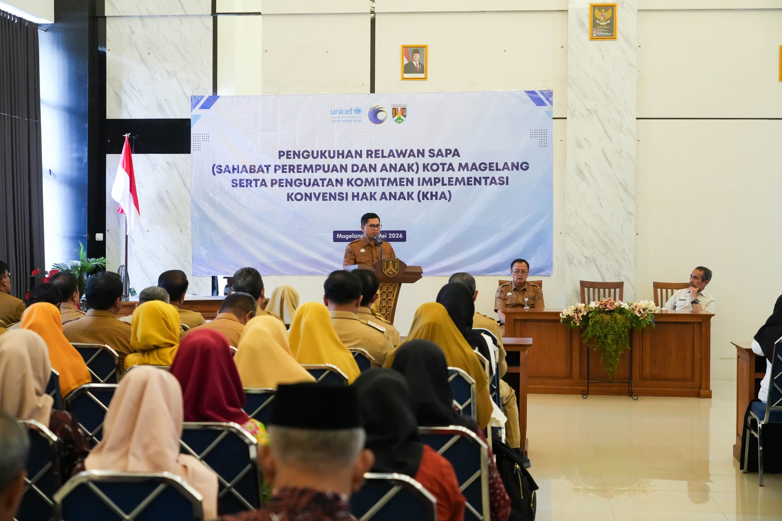 Relawan SAPA Kota Magelang Dikukuhkan, Fokus pada Perlindungan Perempuan dan Anak