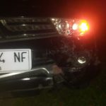 Kondisi Mobil Pajero yang adu Banteng dengan Sepeda Motor di Salaman Magelang