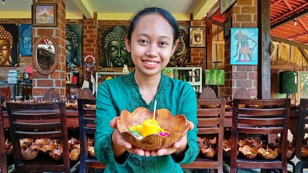 Warga Borobudur Bikin 550 Lentera Batok Kelapa untuk Waisak 2026