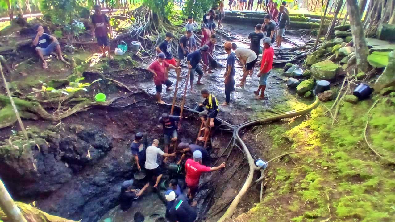 Bersih Punden Sumur Blandung, Warga Ngabean Lestarikan Tradisi 1 Suro dan Panjatkan Doa Keselamatan